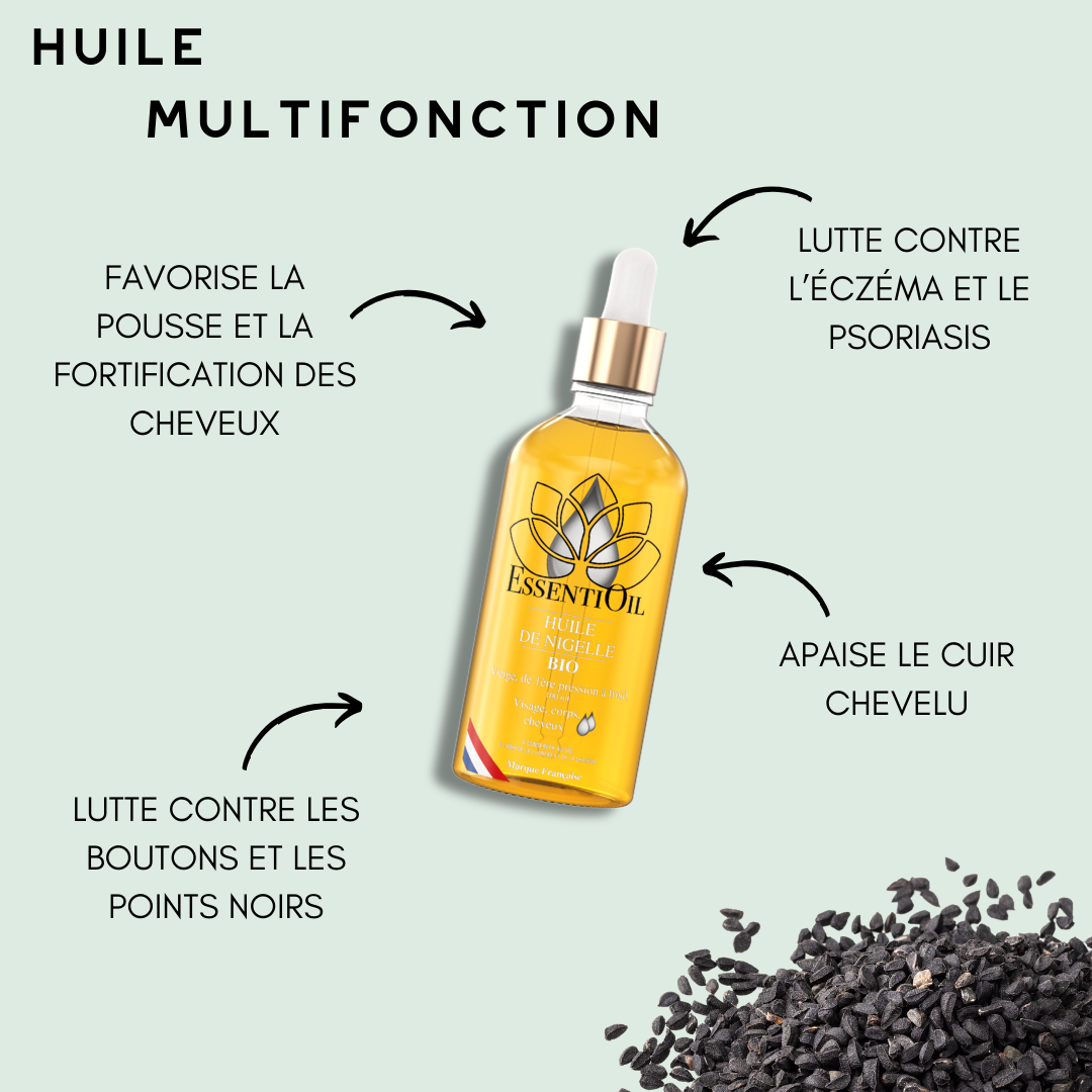 Bienfaits huile de nigelle