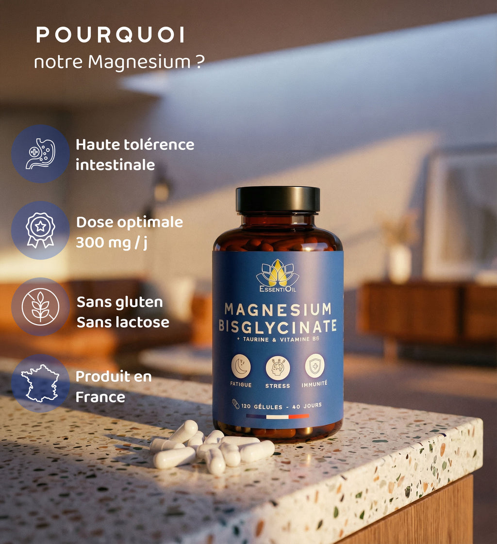 Magnésium Bisglycinate + Vitamine B6