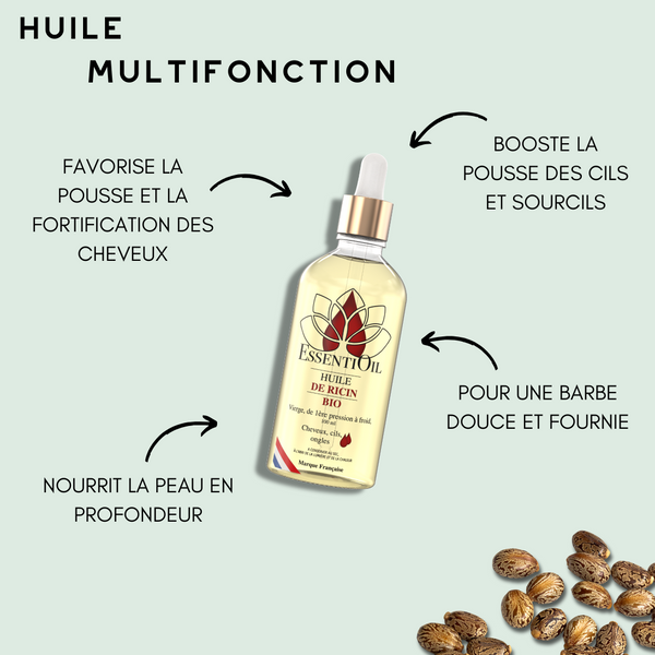 Bienfaits huile de ricin