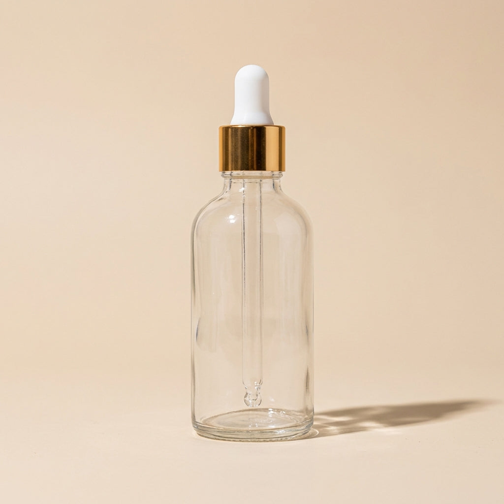 Bouteille pipette en verre