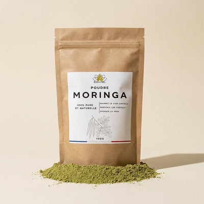 100% Poudre de Moringa (Moringa Oleifera)